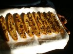 the finished holiday biscotti